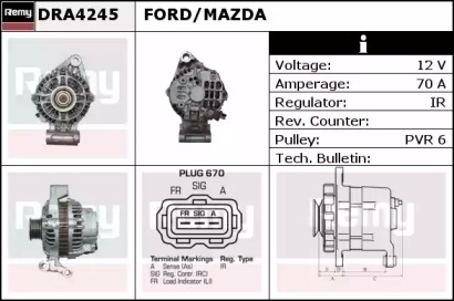 Генератор REMY DRA4245