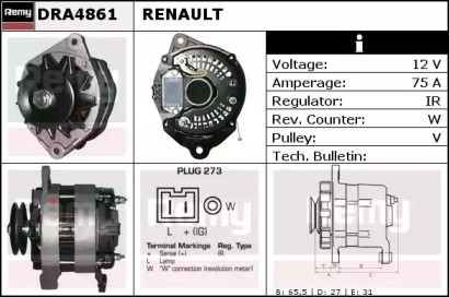 Генератор REMY DRA4861