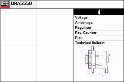 Генератор REMY DRA5550
