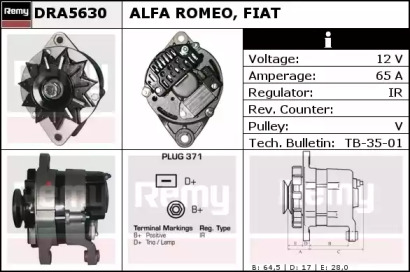 Генератор REMY DRA5630