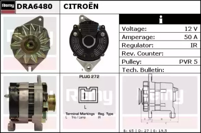 Генератор REMY DRA6480