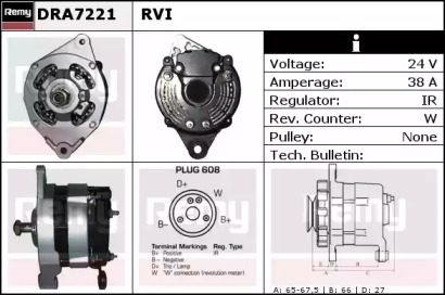 Генератор REMY DRA7221