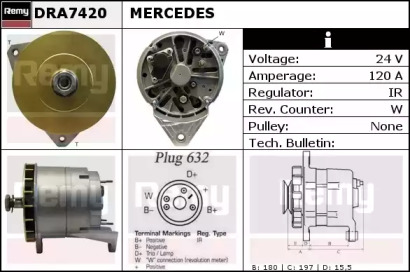 Генератор REMY DRA7420