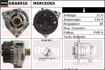 Генератор REMY DRA8910