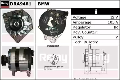 Генератор REMY DRA9481