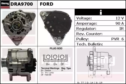 Генератор REMY DRA9700
