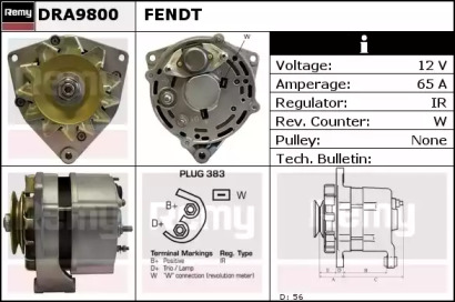 Генератор REMY DRA9800