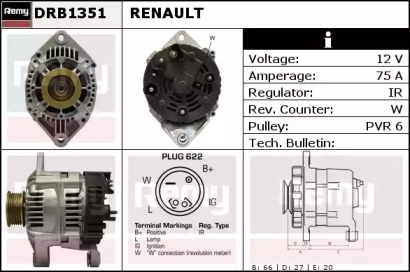 Генератор REMY DRB1351