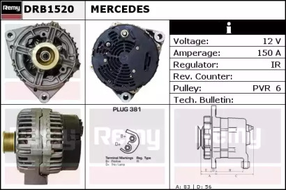 Генератор REMY DRB1520