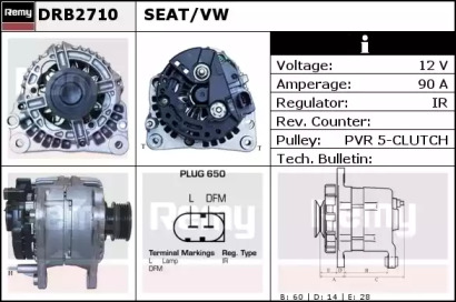 Генератор REMY DRB2710