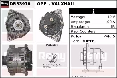 Генератор REMY DRB3970