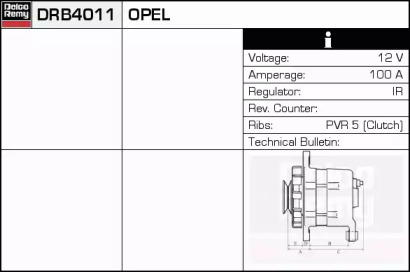 Генератор REMY DRB4011