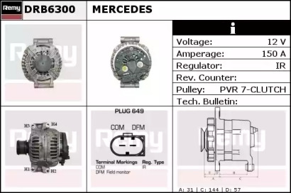 Генератор REMY DRB6300