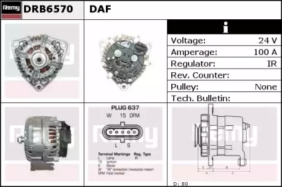 Генератор REMY DRB6570