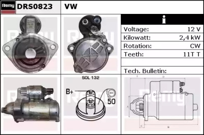 Стартер REMY DRS0823