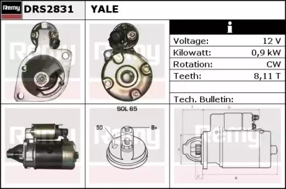 Стартер REMY DRS2831