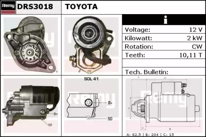 Стартер REMY DRS3018
