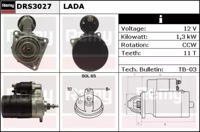 Стартер REMY DRS3027