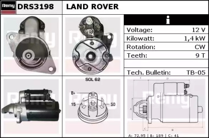 Стартер REMY DRS3198