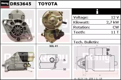 Стартер REMY DRS3645