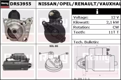 Стартер REMY DRS3955