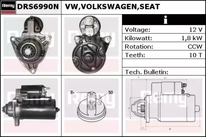 Стартер REMY DRS6990N
