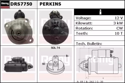 Стартер REMY DRS7750