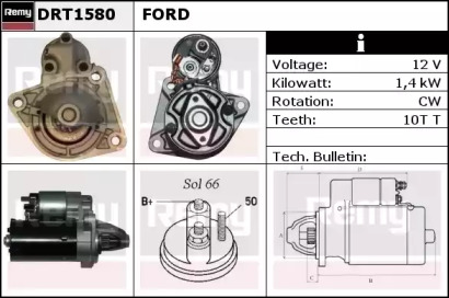 Стартер REMY DRT1580
