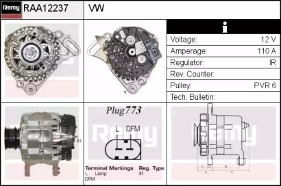 Генератор REMY RAA12237
