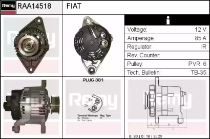 Генератор REMY RAA14518