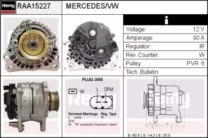 Генератор REMY RAA15227