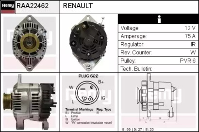 Генератор REMY RAA22462