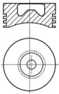 Поршень NÜRAL 87-524400-00