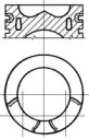 Поршень NÜRAL 87-782100-40