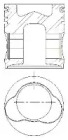 Поршень NÜRAL 87-522900-10