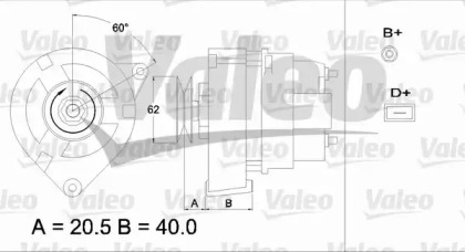 Генератор VALEO 433352