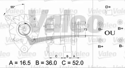 Генератор VALEO 433368