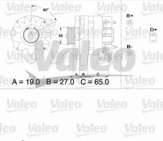 Генератор VALEO 433488