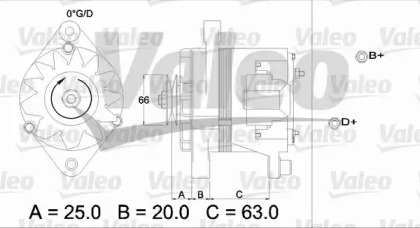 Генератор VALEO 436111