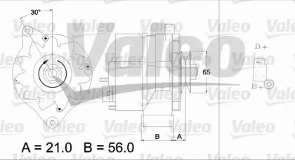 Генератор VALEO 436157