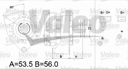 Генератор VALEO 436208