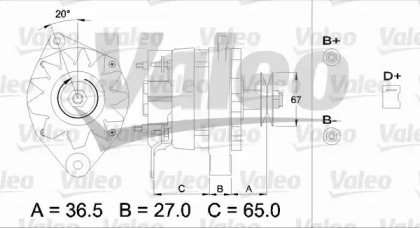 Генератор VALEO 436246