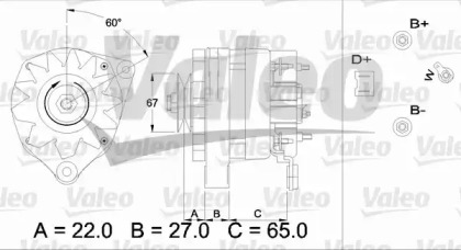 Генератор VALEO 436249