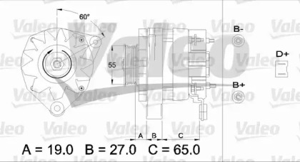 Генератор VALEO 436252