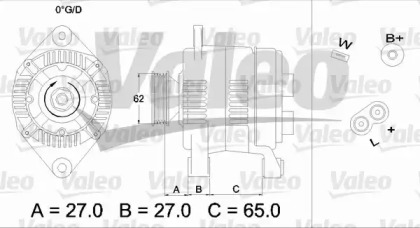 Генератор VALEO 436279