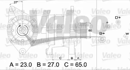 Генератор VALEO 436281