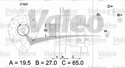 Генератор VALEO 436372