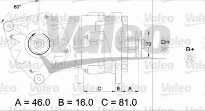 Генератор VALEO 436398