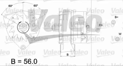 Генератор VALEO 436420