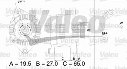 Генератор VALEO 436469